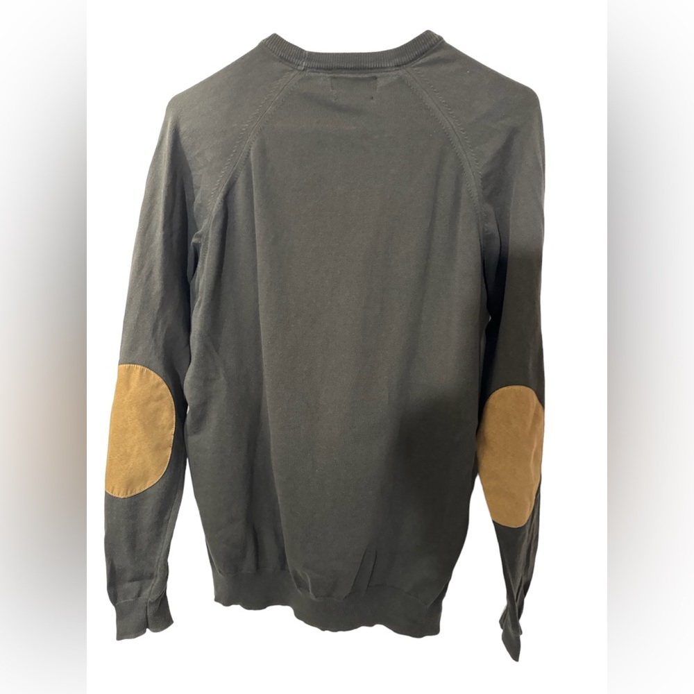 Zara olive free een crew neck fine cotton